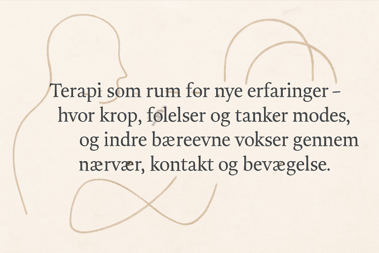 Terapien som et sted for nye erfaringer